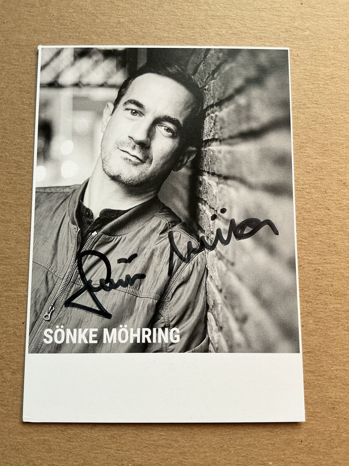 Sönke Möhring, Germany 🇩🇪 Actor 2024 hand signed - Autographs-World