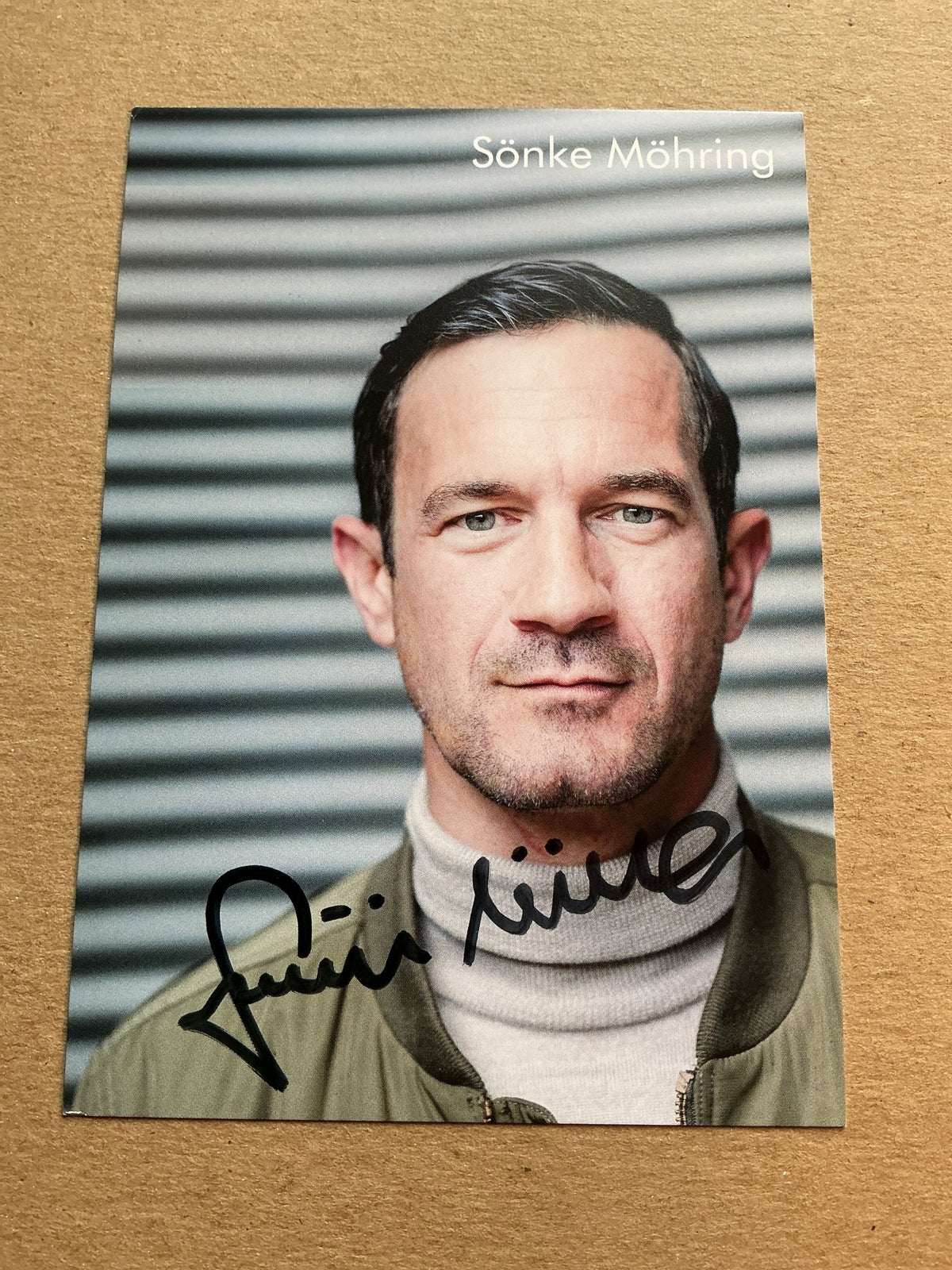 Sönke Möhring, Germany 🇩🇪 Actor 2024 hand signed - Autographs-World