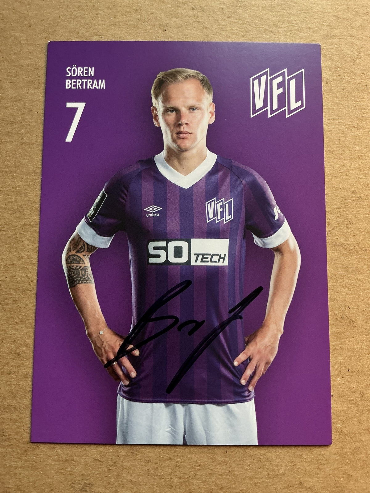 Sören Bertram, Germany 🇩🇪 VfL Osnabrück 2022/23 hand signed - Autographs-World
