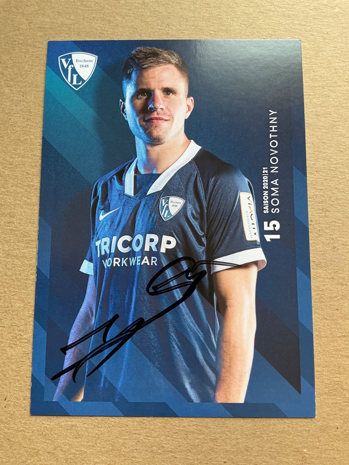 Soma Novothny, Hungary 🇭🇺 VfL Bochum 2020/21 hand signed - Autographs-World