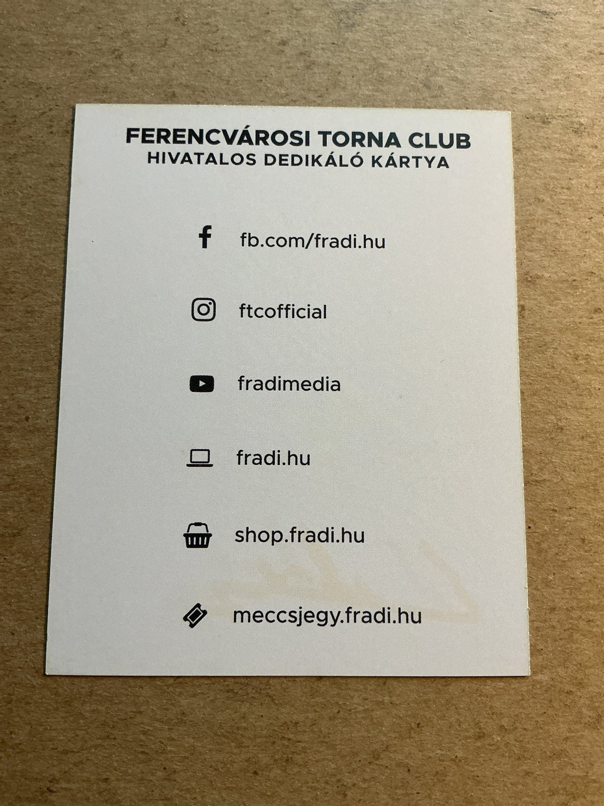 Somália, Brazil 🇧🇷 Ferencvaros TC 2021/22 hand signed - Autographs-World