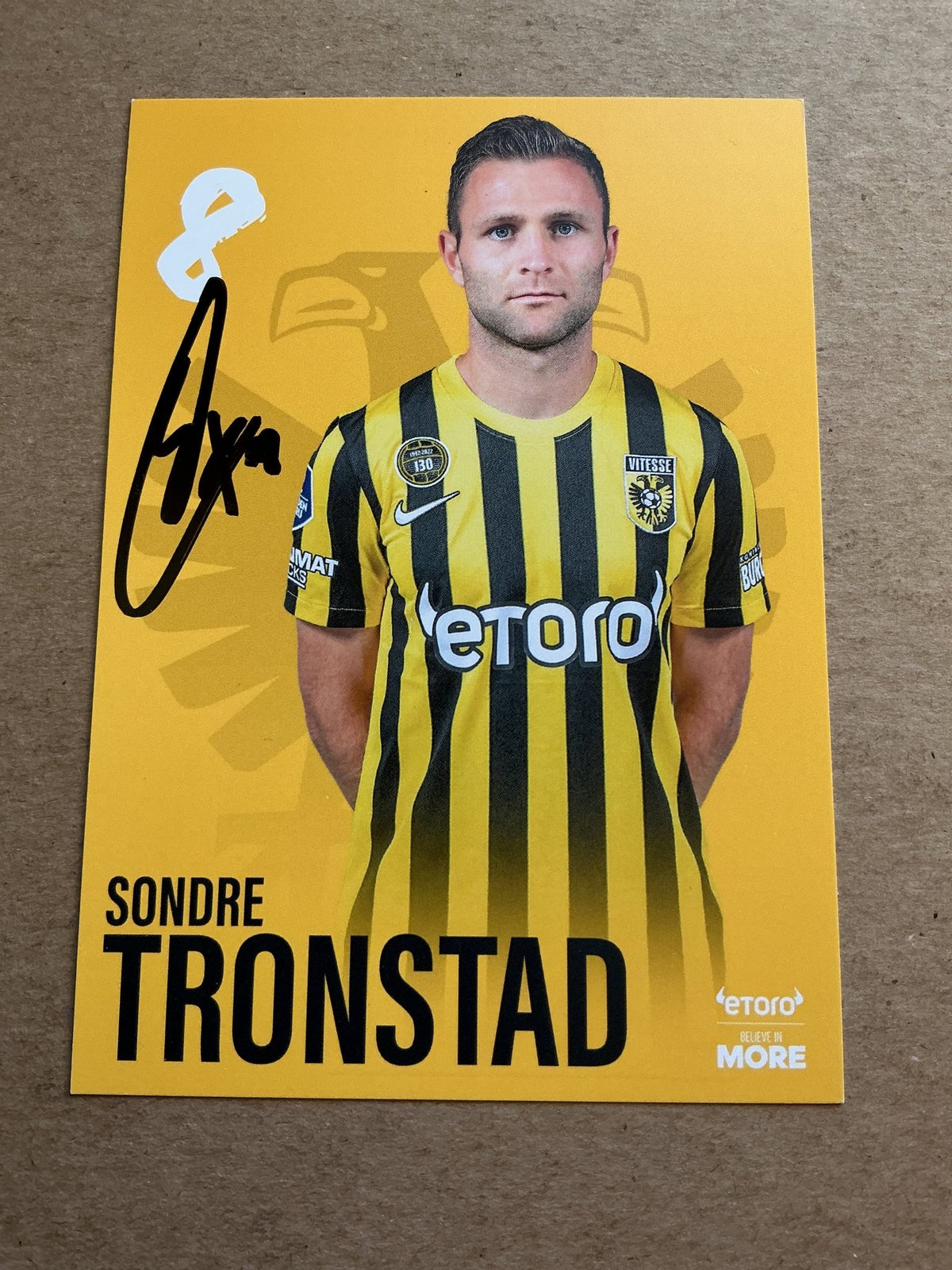 Sondre Tronstad, Norway 🇳🇴 Vitesse Arnhem 2022/23 hand signed - Autographs-World