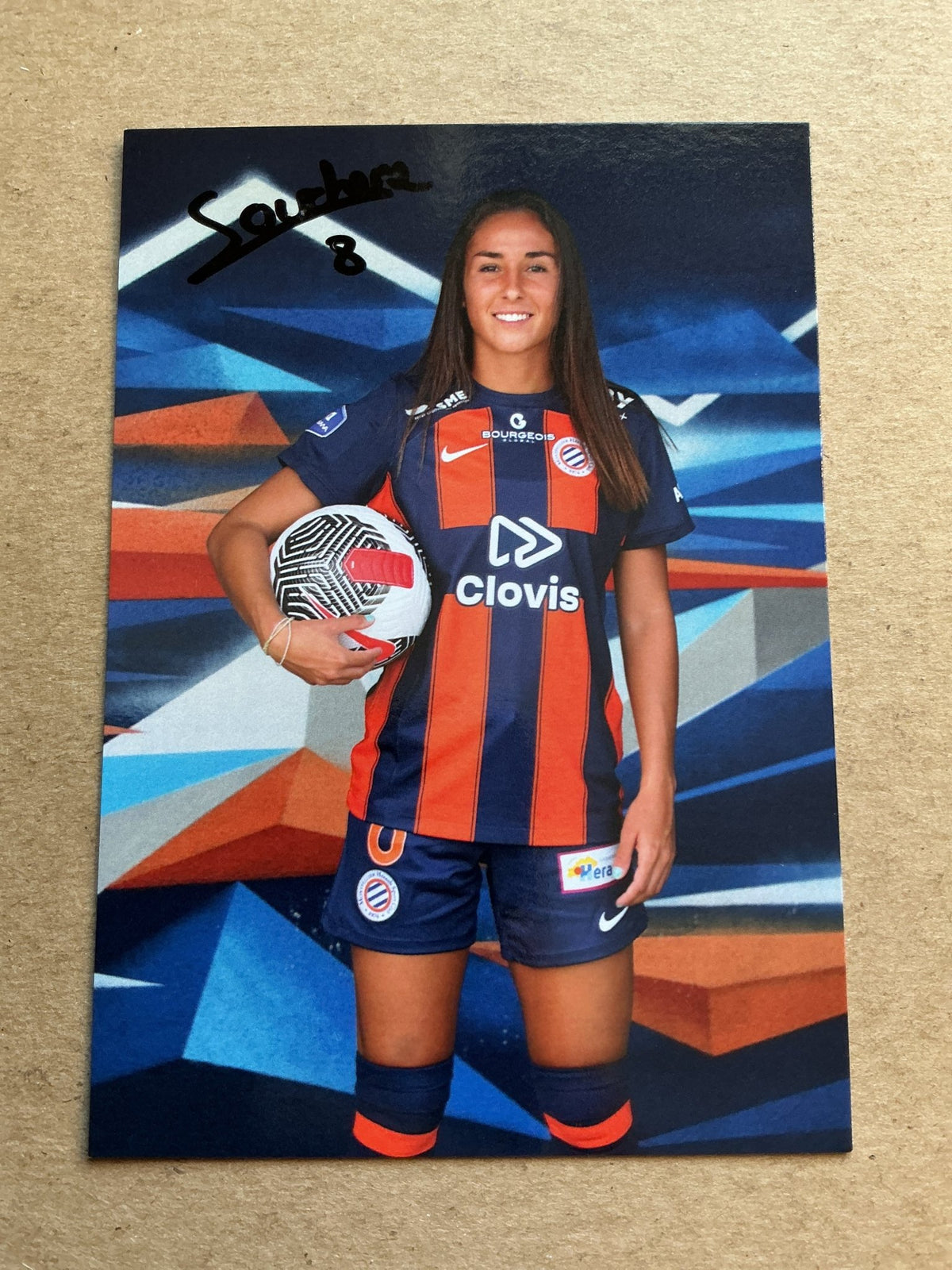 Sonia Ouchene, Spain 🇪🇸 Montpellier HSC 2023/24 hand signed - Autographs-World
