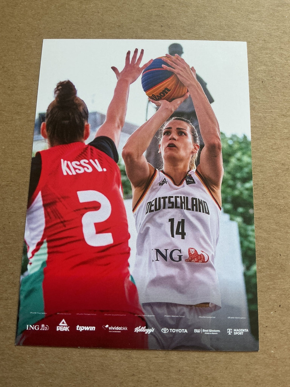 Sonja Greinacher, Germany 🇩🇪 Basketball 3x3 Summer Olympics 2024 hand signed - Autographs-World