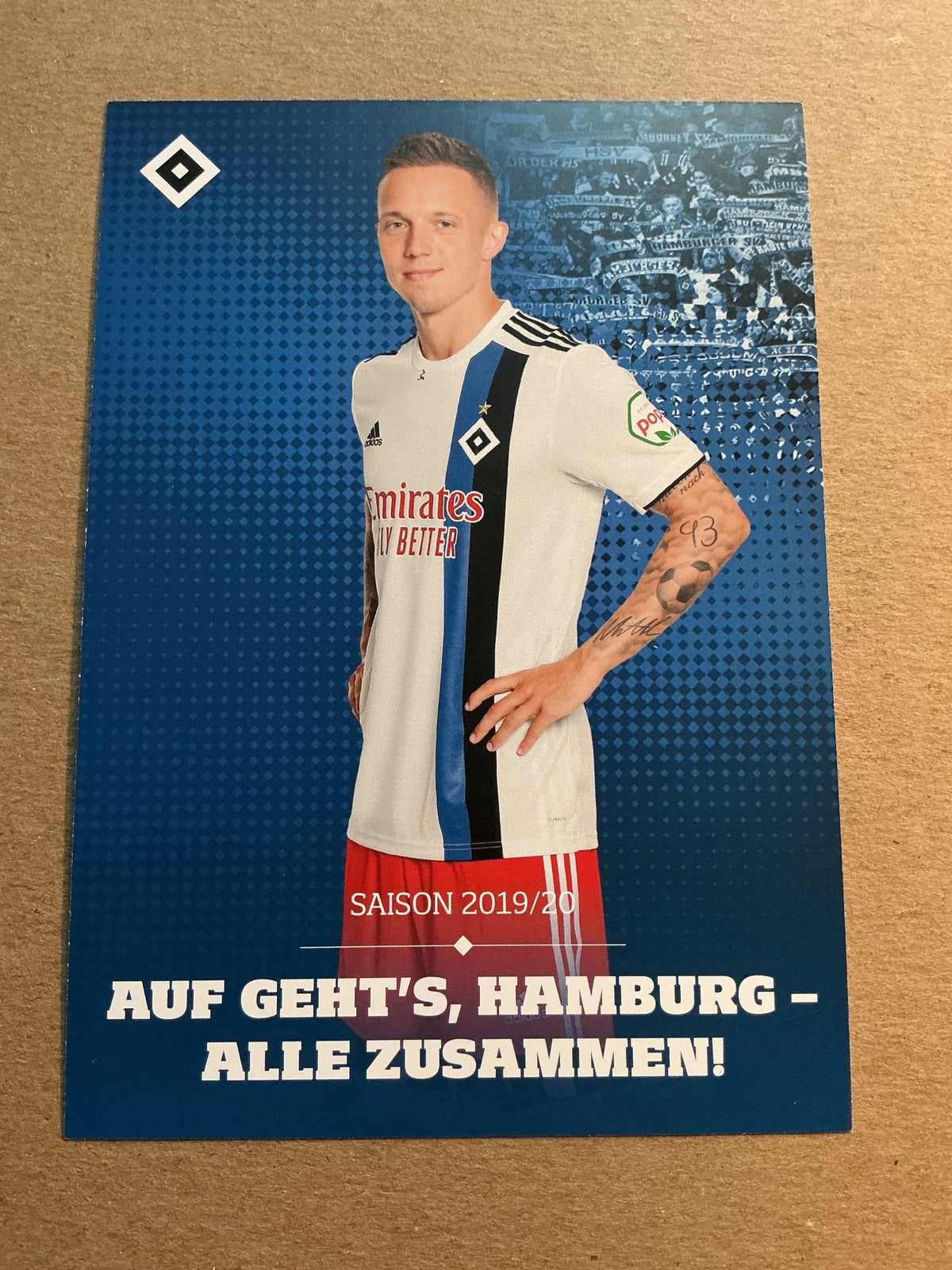Sonny Kittel, Germany 🇩🇪 Hamburger SV 2019/20 hand signed - Autographs-World
