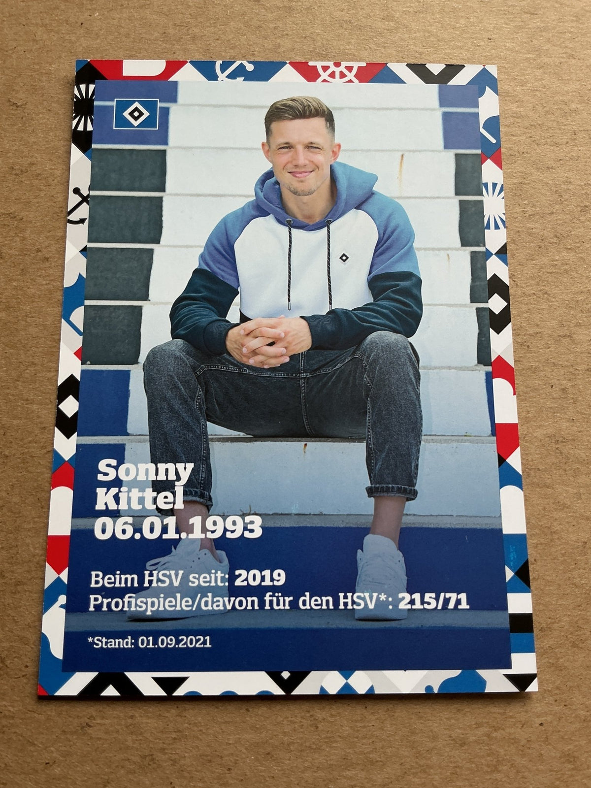 Sonny Kittel, Germany 🇩🇪 Hamburger SV 2021/22 hand signed - Autographs-World