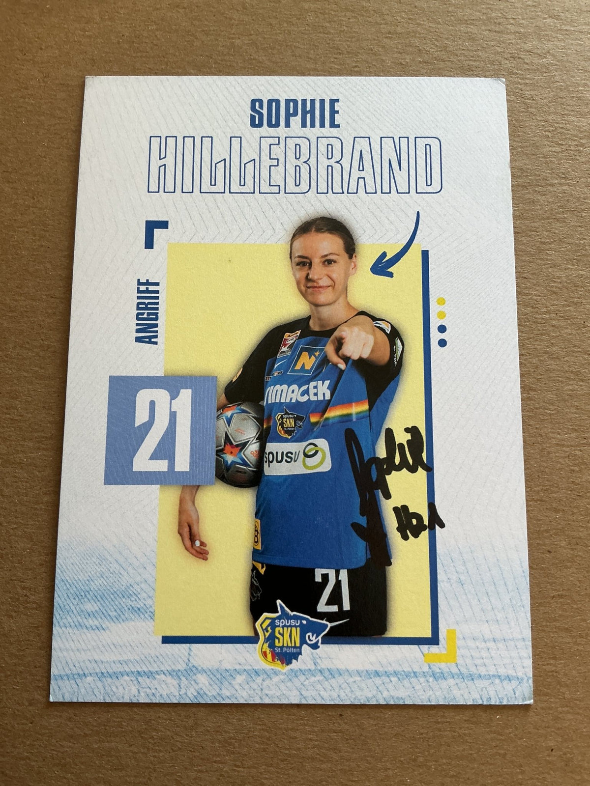 Sophie Hillebrand, Austria 🇦🇹 SKN St. Pölten 2023/24 hand signed - Autographs-World