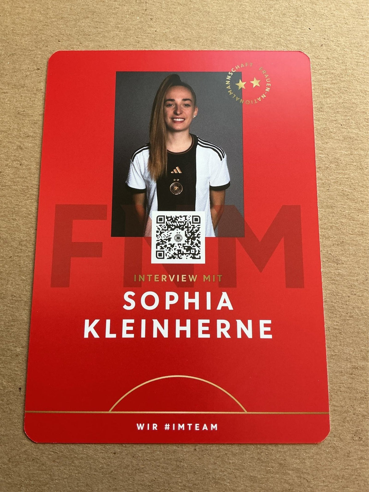 Sophie Kleinherne, Germany 🇩🇪 FIFA World Cup 2023 hand signed - Autographs-World
