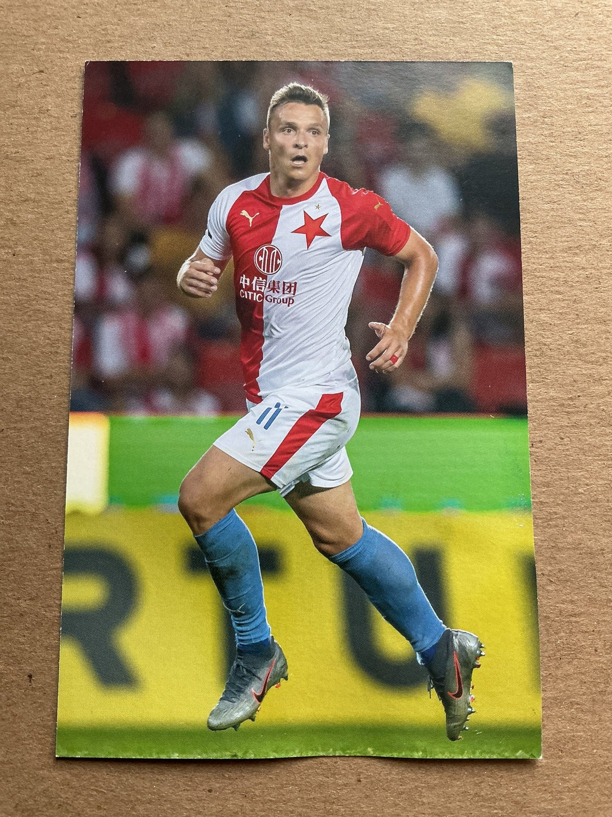 Stanislav Tecl, Czech Republic 🇨🇿 SK Slavia Prague 2019/20 hand signed - Autographs-World