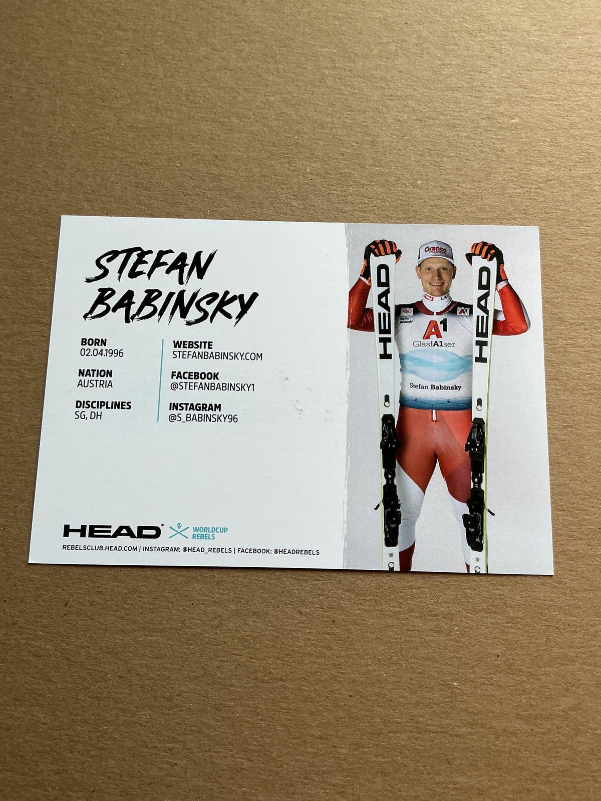 Stefan Babinsky, Austria 🇦🇹 Alpine Winter Sports 2024/25 hand signed - Autographs-World