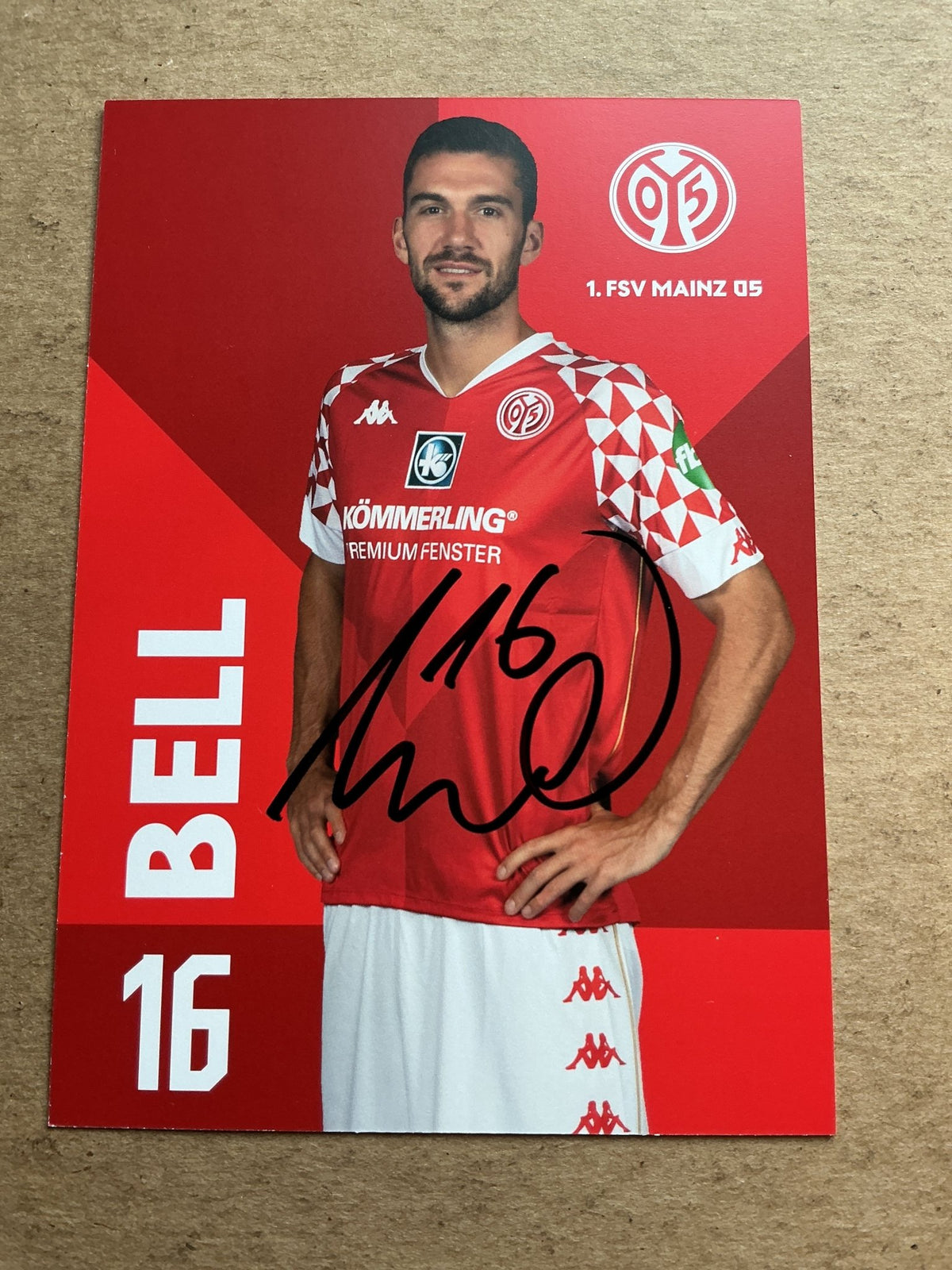 Stefan Bell, Germany 🇩🇪 FSV Mainz 05 2020/21 hand signed - Autographs-World