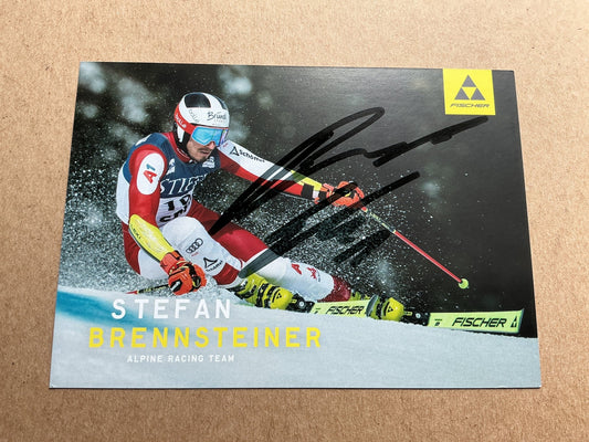 Stefan Brennsteiner, Austria 🇦🇹 Alpine Winter Sports 2024/25 hand signed - Autographs-World