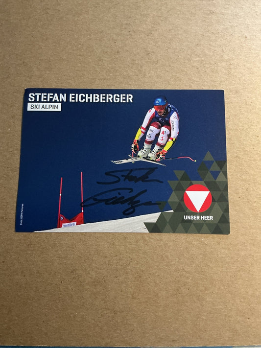 Stefan Eichberger, Austria 🇦🇹 Alpine Winter Sports 2024/25 hand signed - Autographs-World