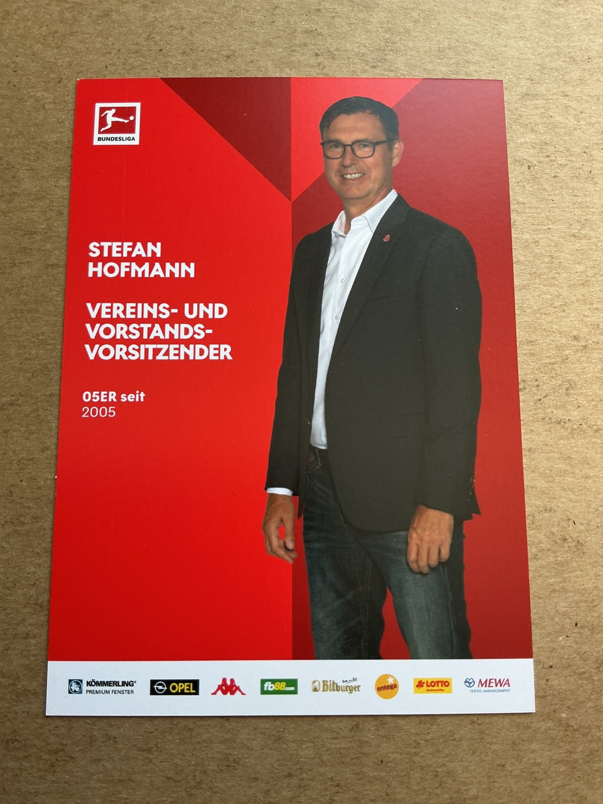 Stefan Hofmann, Germany 🇩🇪 FSV Mainz 05 2020/21 hand signed - Autographs-World