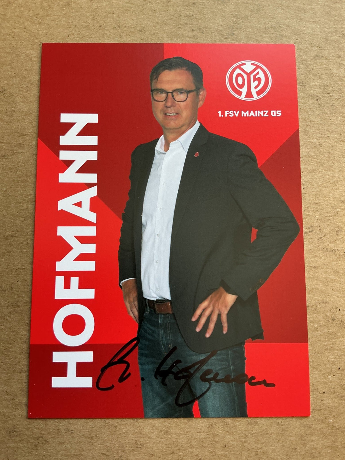 Stefan Hofmann, Germany 🇩🇪 FSV Mainz 05 2020/21 hand signed - Autographs-World