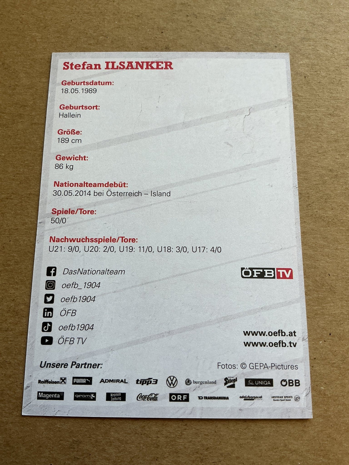 Stefan Ilsanker, Austria 🇦🇹 2021 hand signed - Autographs-World