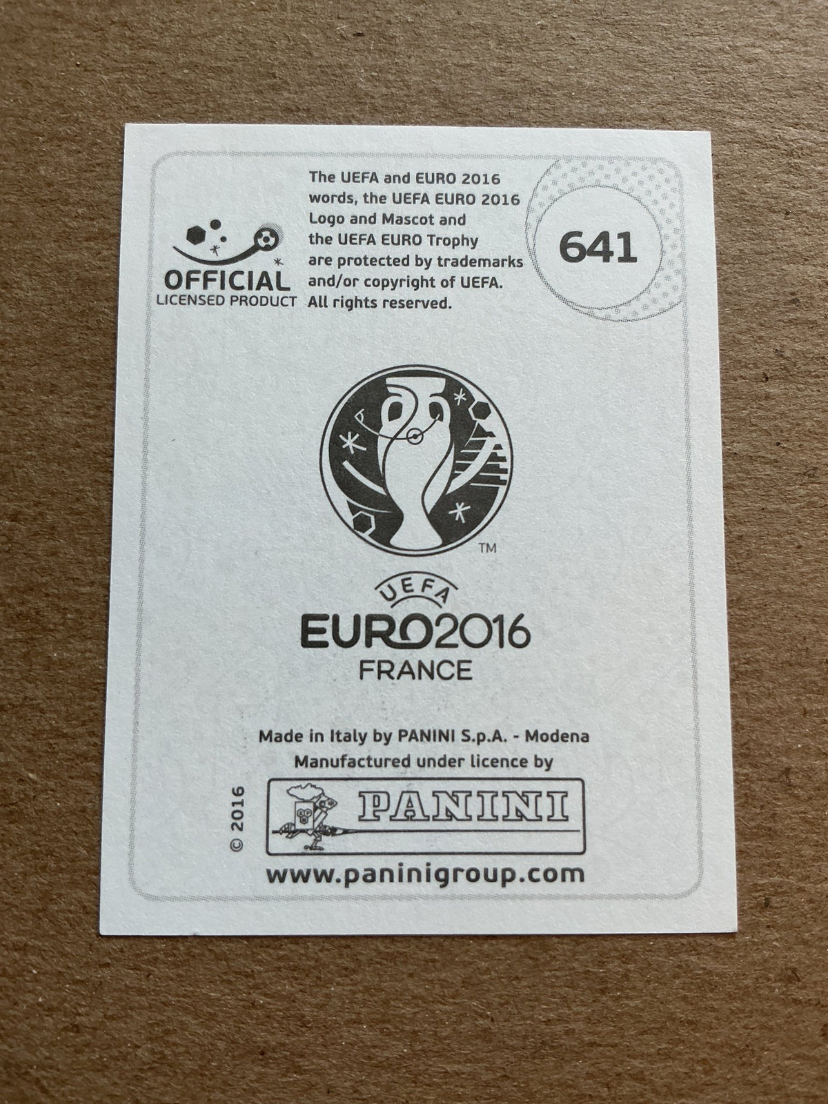 Stefan Ilsanker, Austria 🇦🇹 UEFA Euro 2016 Panini hand signed - Autographs-World