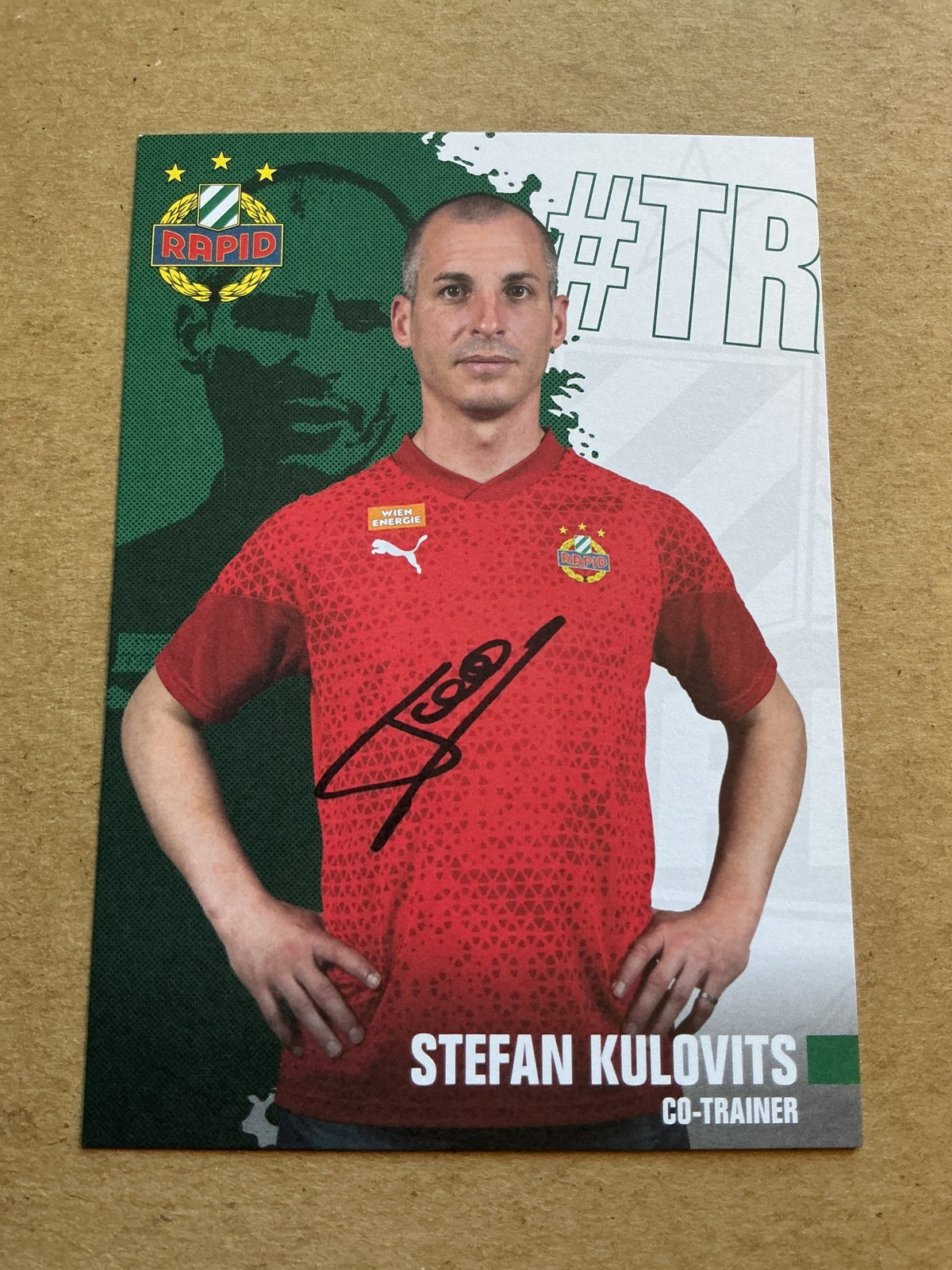 Stefan Kulovits, Austria 🇦🇹 SK Rapid Wien 2023/24 hand signed - Autographs-World