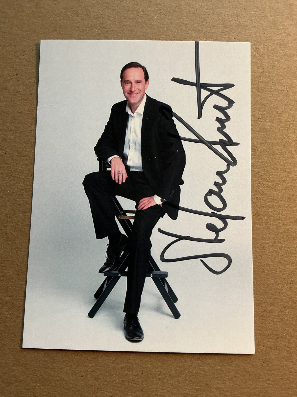 Stefan Kurt, Switzerland 🇨🇭 Actor 2024 hand signed - Autographs-World