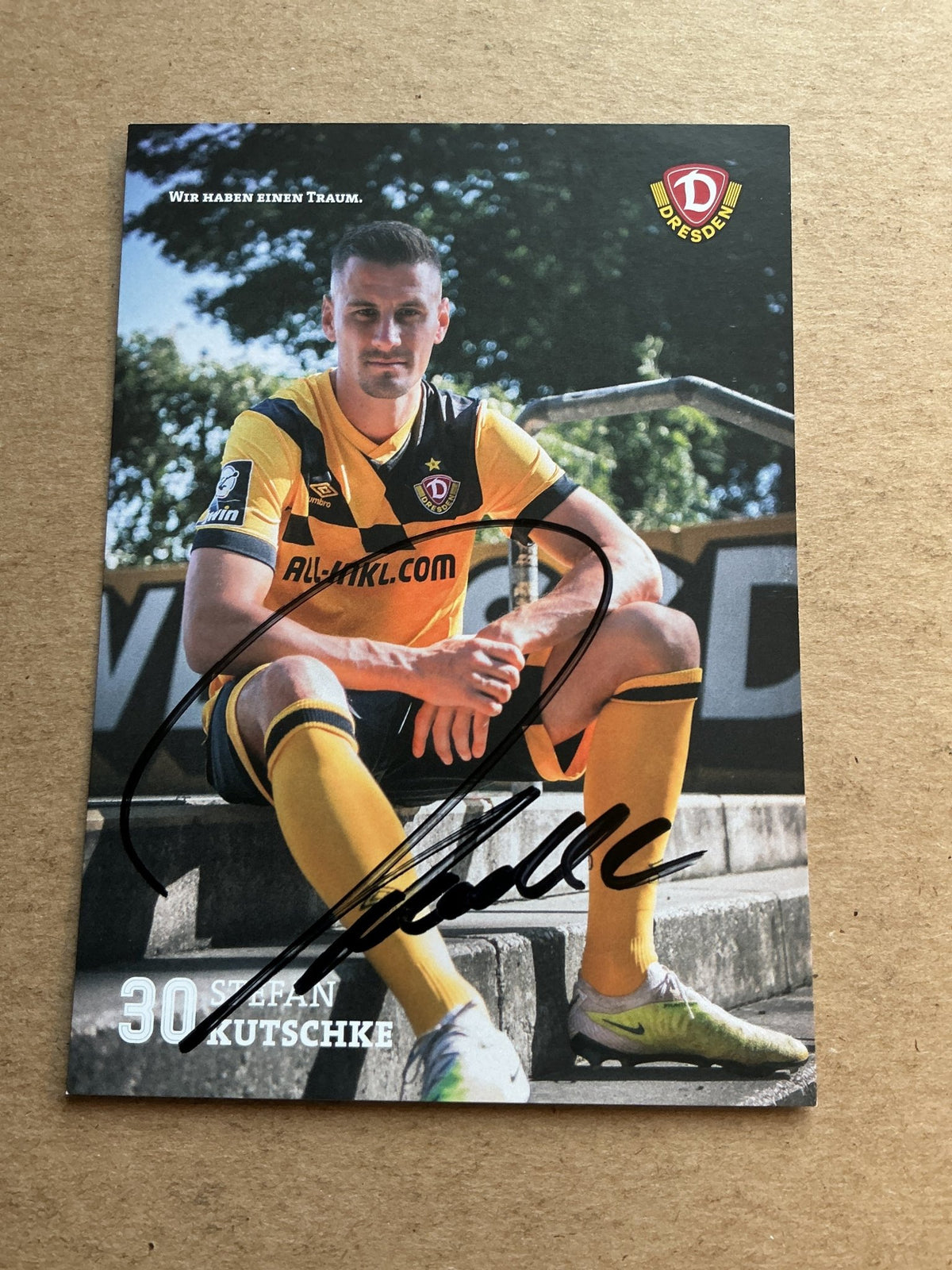Stefan Kutschke, Germany 🇩🇪 Dynamo Dresden 2023/24 hand signed - Autographs-World