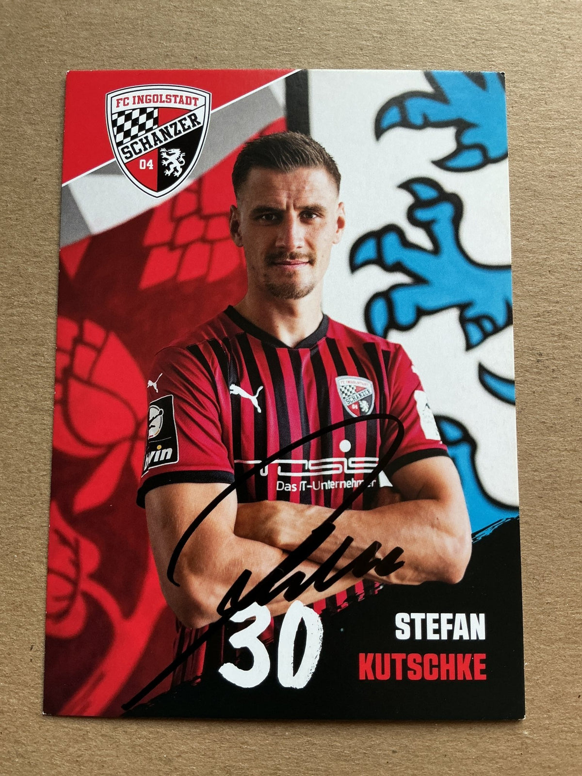Stefan Kutschke, Germany 🇩🇪 FC Ingolstadt 04 2020/21 hand signed - Autographs-World