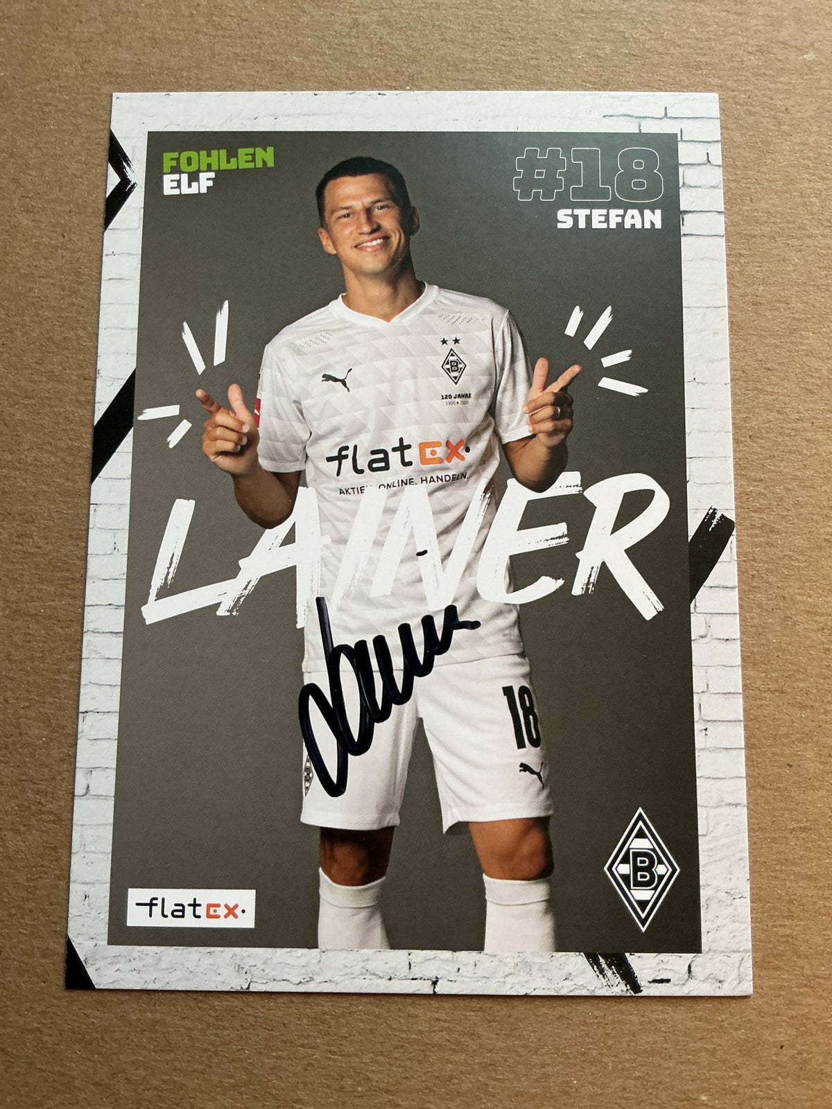 Stefan Lainer, Austria 🇦🇹 Borussia Mönchengladbach 2020/21 hand signed - Autographs-World