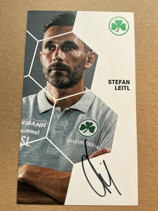 Stefan Leitl, Germany 🇩🇪 SpVgg Greuther Fürth 2019/20 hand signed - Autographs-World