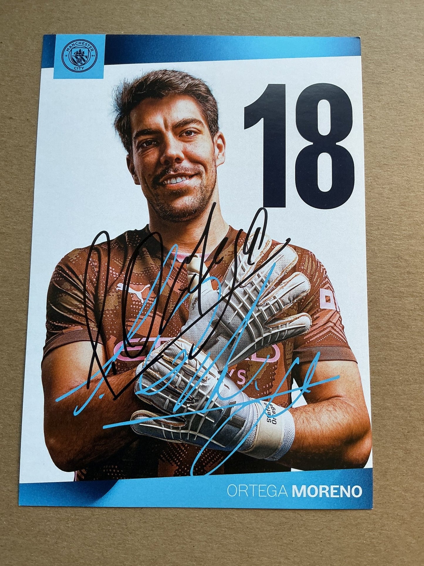 Stefan Ortega Moreno, Germany 🇩🇪 Manchester City 2024/25 hand signed - Autographs-World
