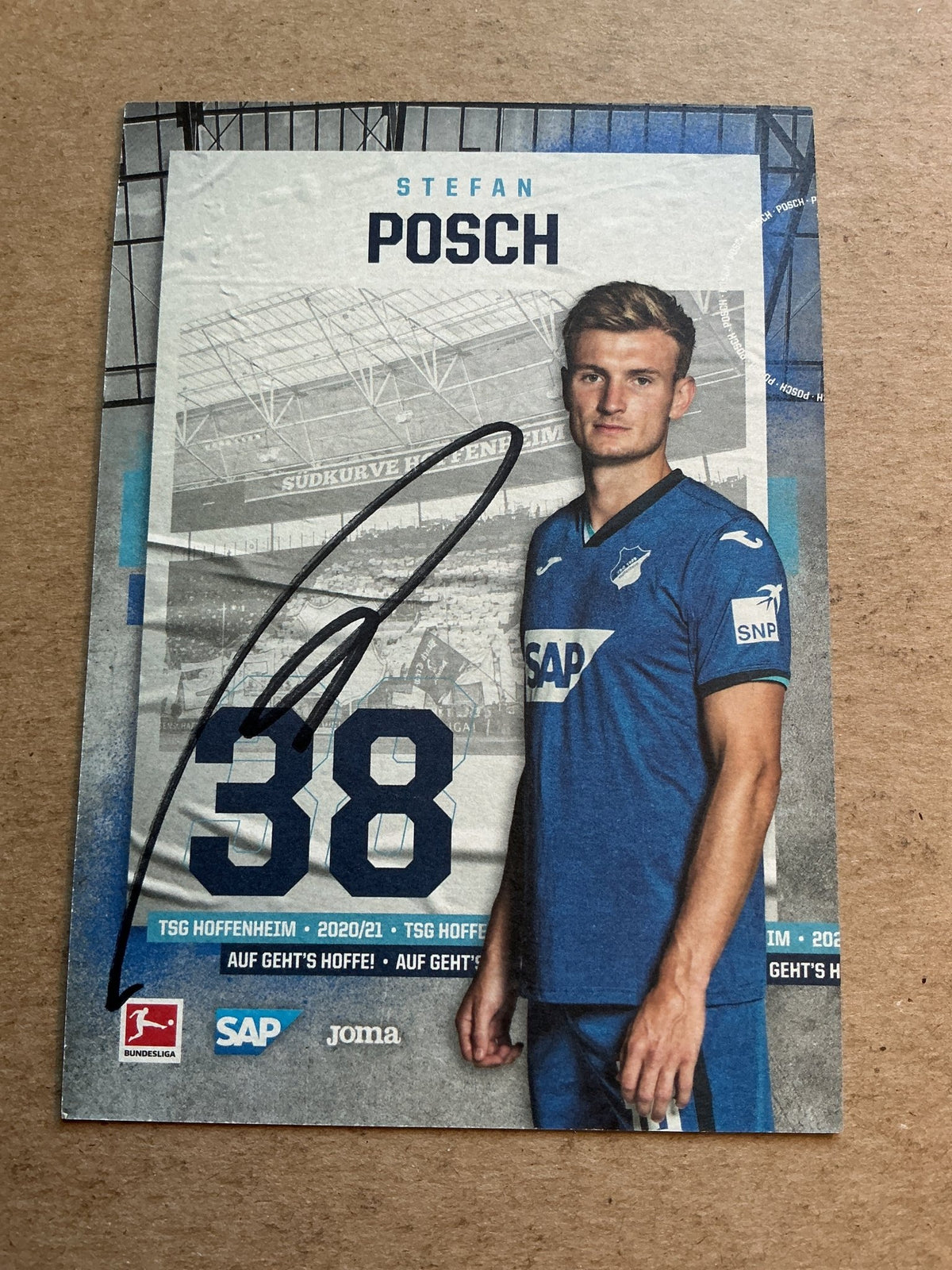 Stefan Posch, Austria 🇦🇹 TSG 1899 Hoffenheim 2020/21 hand signed - Autographs-World