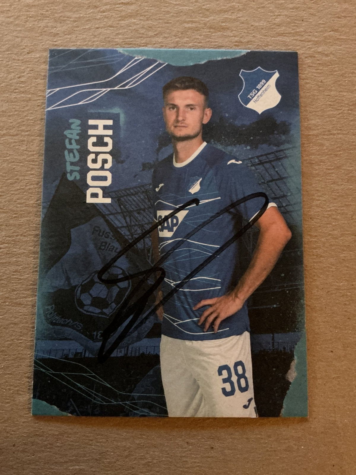 Stefan Posch, Austria 🇦🇹 TSG 1899 Hoffenheim 2022/23 hand signed - Autographs-World