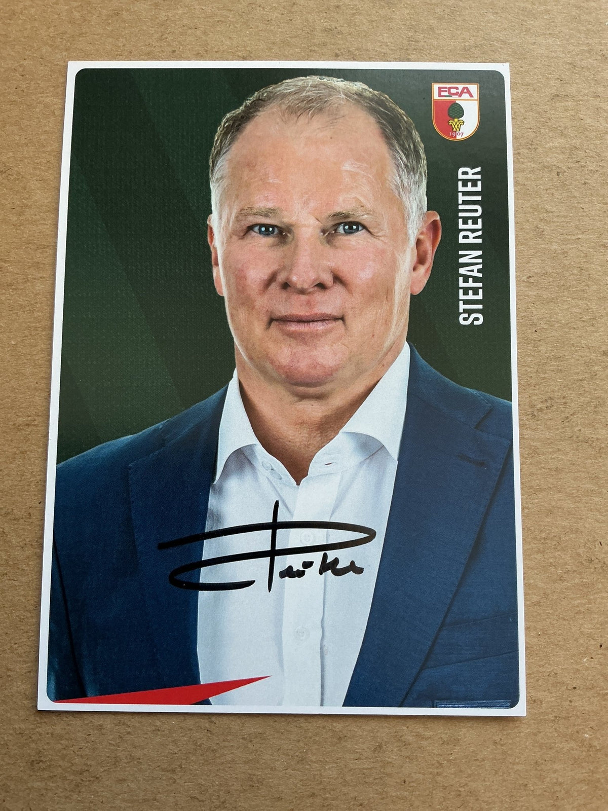 Stefan Reuter, Germany 🇩🇪 FC Augsburg 2020/21 hand signed - Autographs-World
