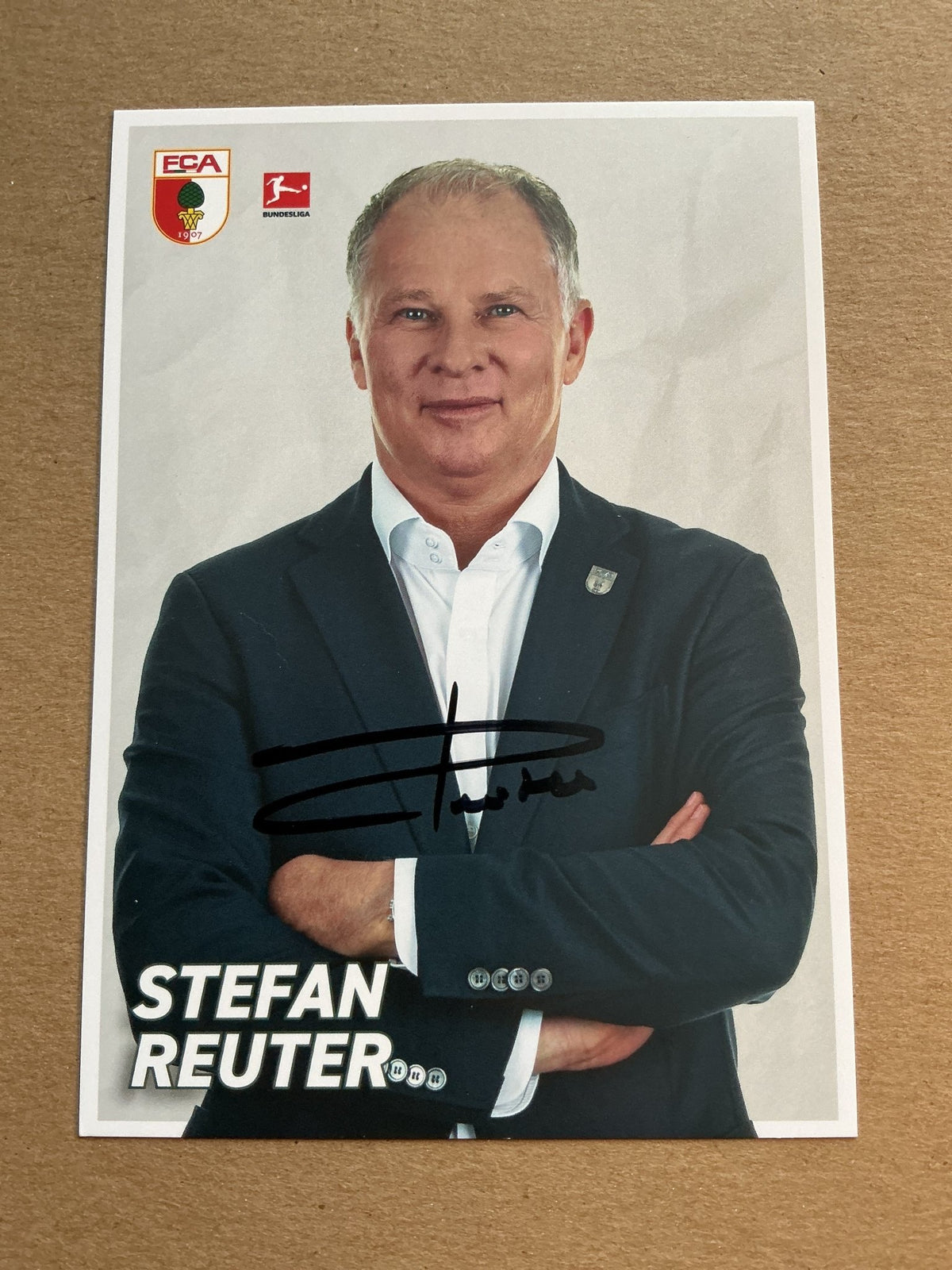 Stefan Reuter, Germany 🇩🇪 FC Augsburg 2021/22 hand signed - Autographs-World
