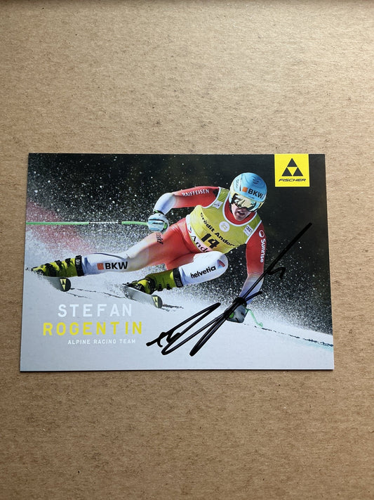 Stefan Rogentin, Switzerland 🇨🇭Alpine 2023/24 hand signed - Autographs-World