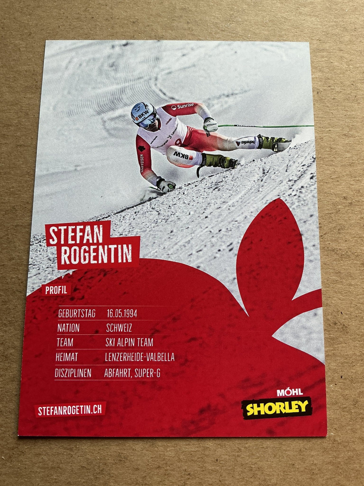 Stefan Rogentin, Switzerland 🇨🇭Alpine 2023/24 hand signed - Autographs-World