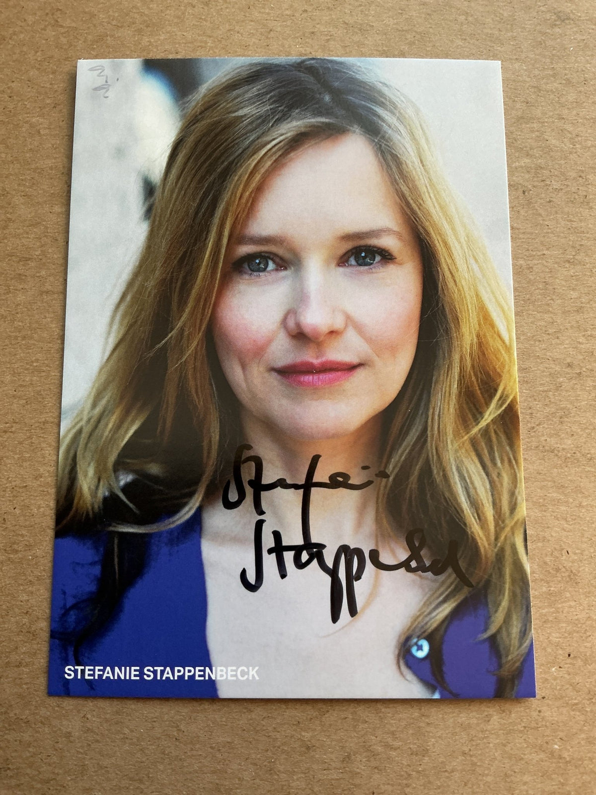 Stefanie Stappenbeck, Germany 🇩🇪 Actress 2025 hand signed - Autographs-World