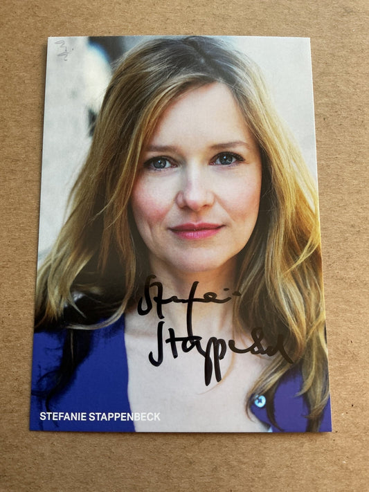 Stefanie Stappenbeck, Germany 🇩🇪 Actress 2025 hand signed - Autographs-World