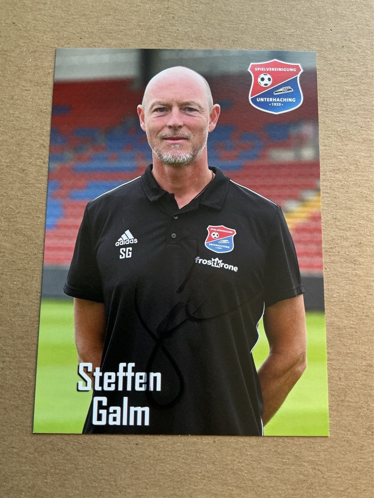 Steffen Galm, Germany 🇩🇪 SpVgg Unterhaching 2019/20 hand signed - Autographs-World