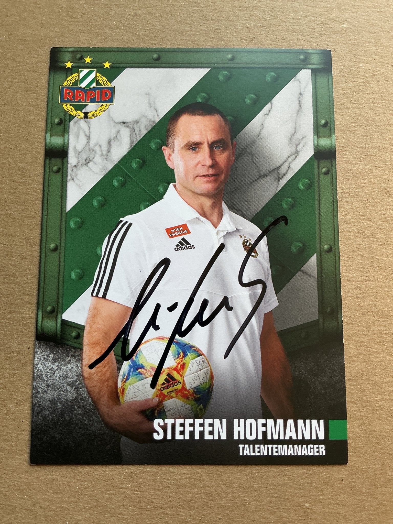 Steffen Hofmann, Germany 🇩🇪 Rapid Wien 2019/20 hand signed - Autographs-World