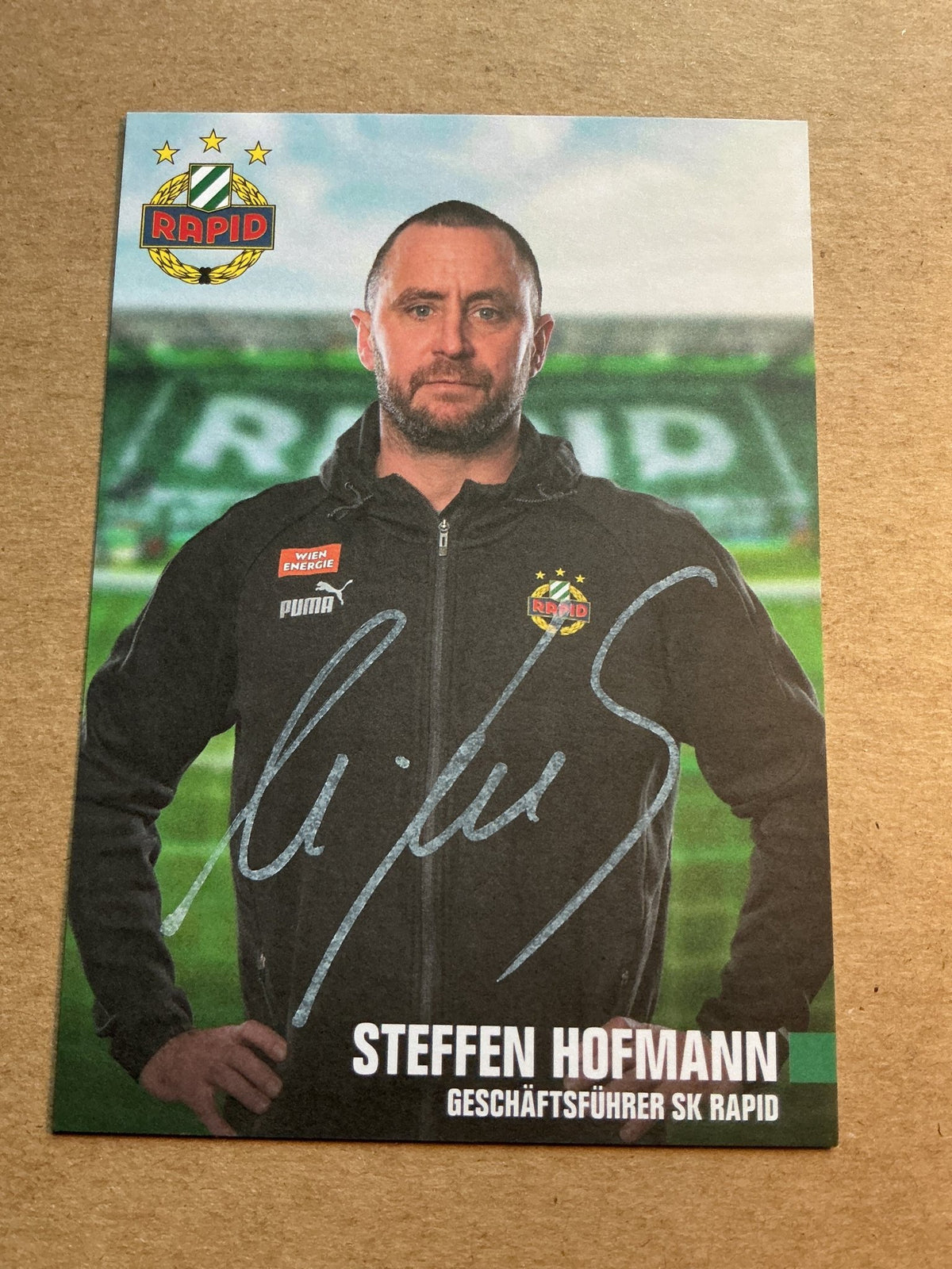Steffen Hofmann, Germany 🇩🇪 Rapid Wien 2022/23 hand signed - Autographs-World