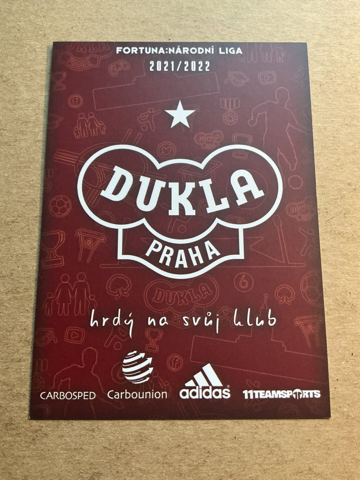 Štěpán Šebrle, Czech Republic 🇨🇿 FK Dukla Prague 2021/22 hand signed - Autographs-World