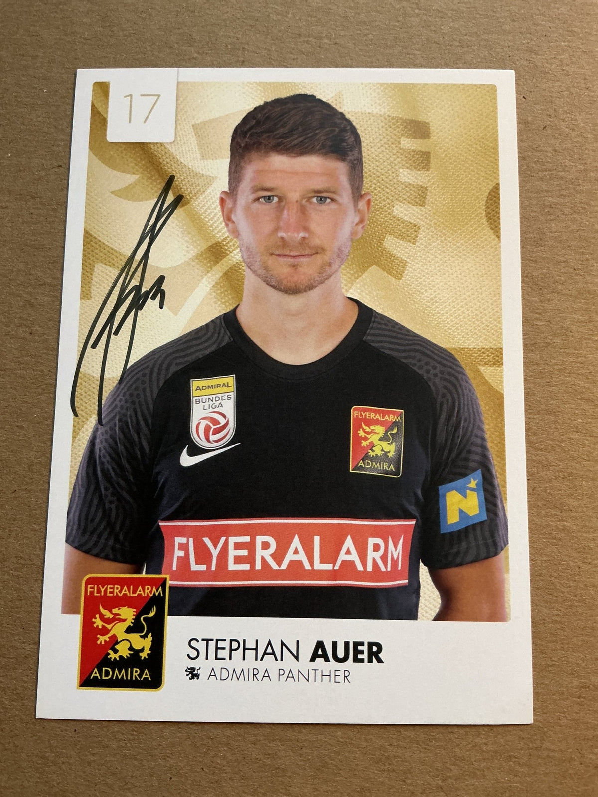 Stephan Auer, Austria 🇦🇹 Admira Wacker 2021/22 hand signed - Autographs-World
