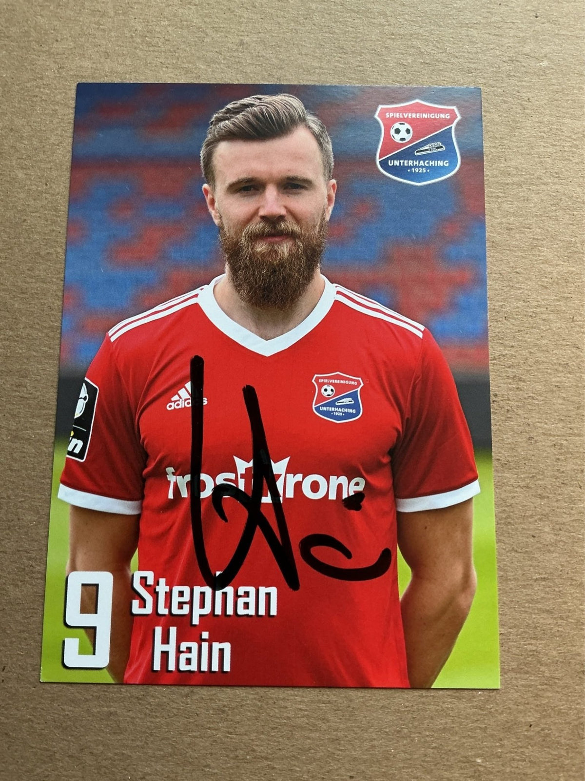 Stephan Hain, Germany 🇩🇪 SpVgg Unterhaching 2019/20 hand signed - Autographs-World