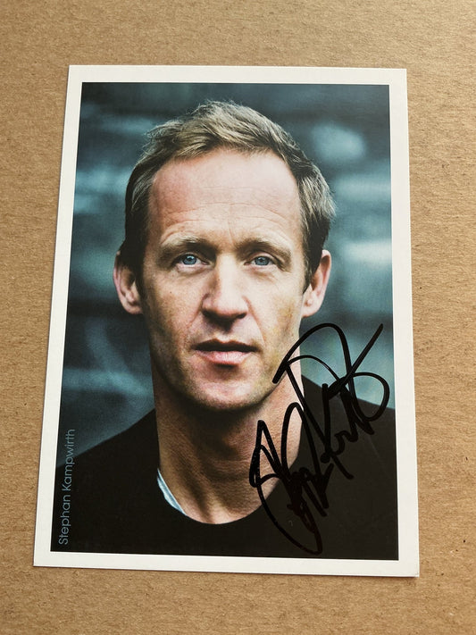 Stephan Kampwirth, Germany 🇩🇪 Actor 2025 hand signed - Autographs-World