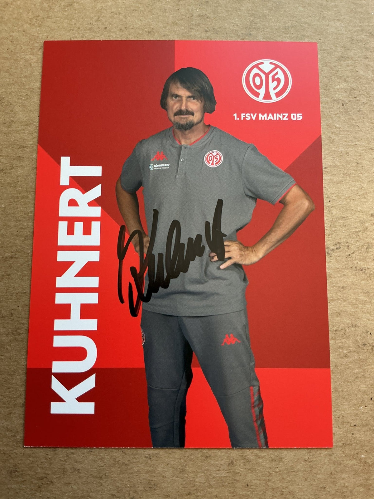 Stephan Kuhnert, Germany 🇩🇪 FSV Mainz 05 2020/21 hand signed - Autographs-World