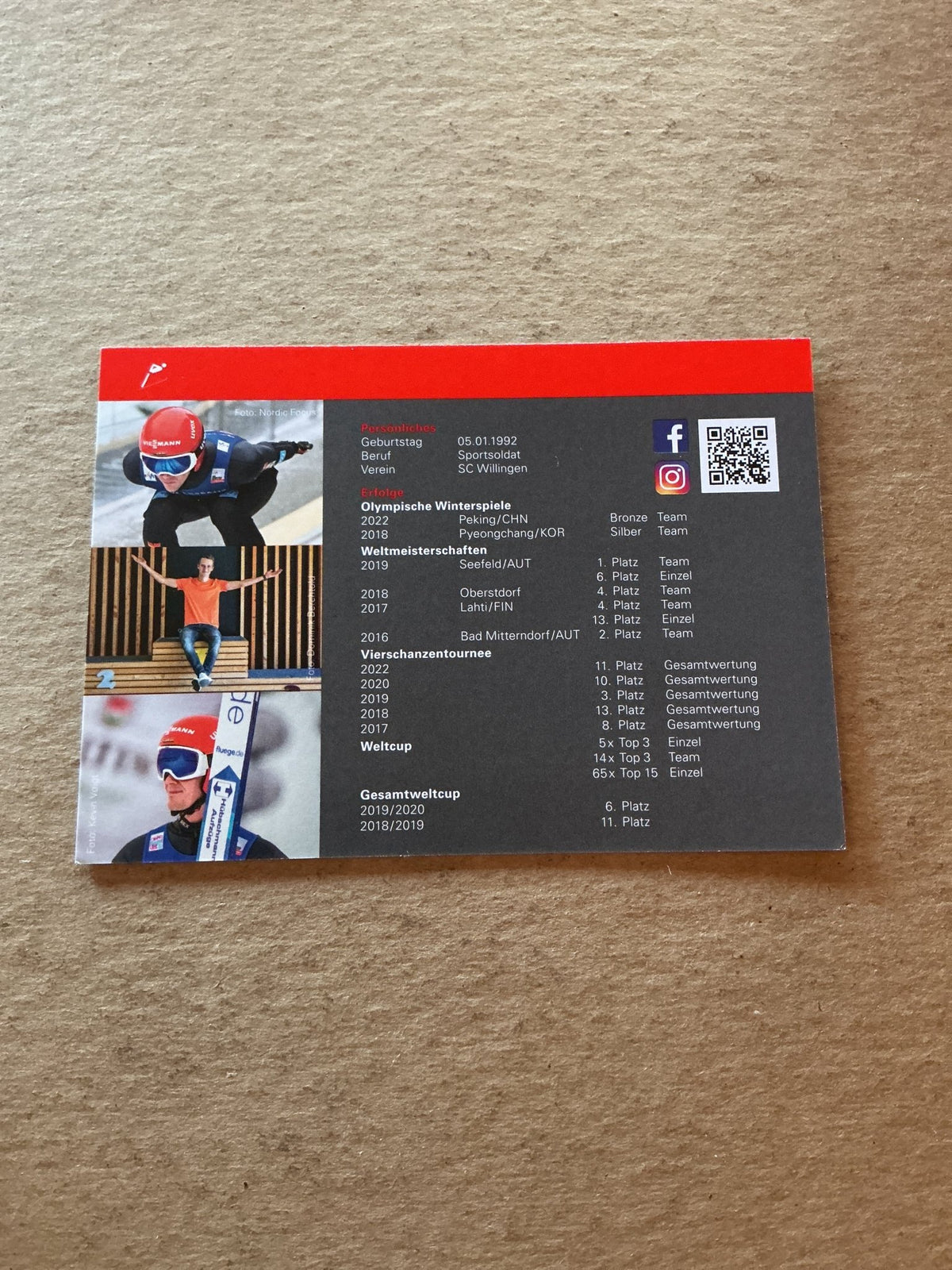 Stephan Leyhe, Germany 🇩🇪 Ski Jumping 2023/24 hand signed - Autographs-World