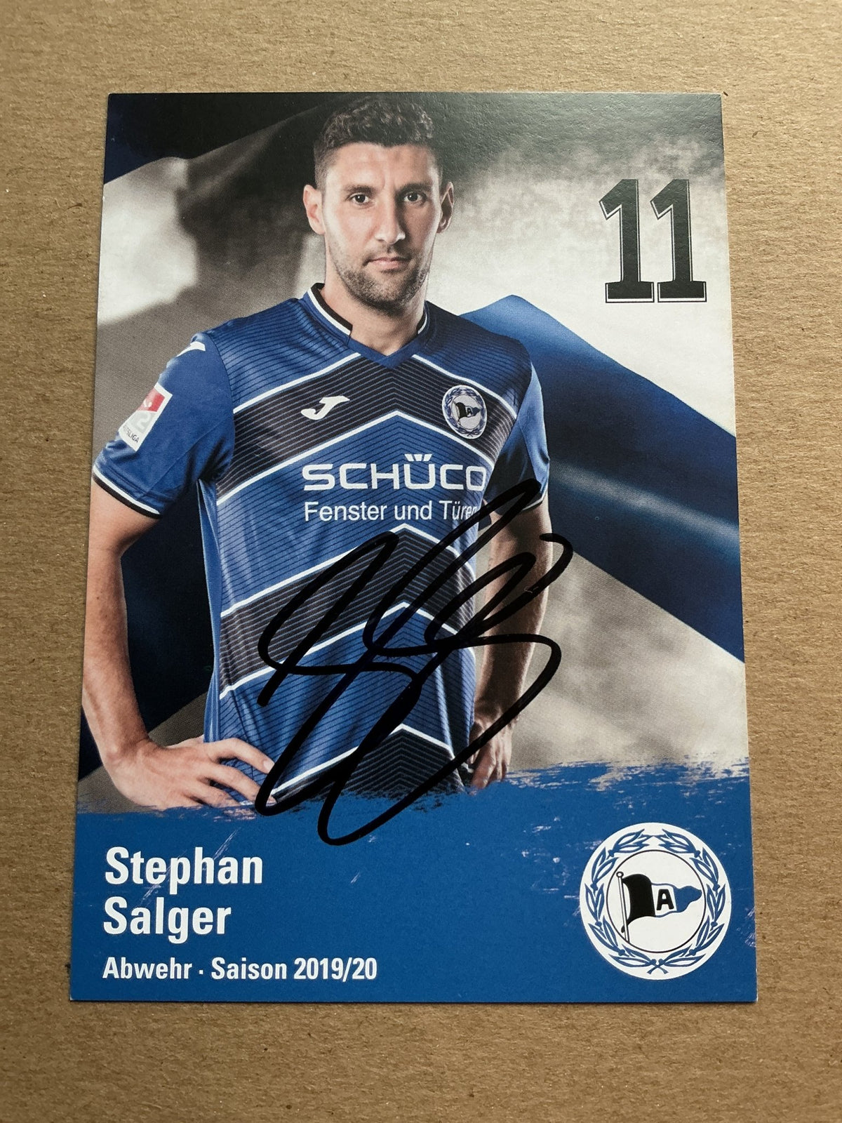 Stephan Salger, Germany 🇩🇪 Arminia Bielefeld 2019/20 hand signed - Autographs-World