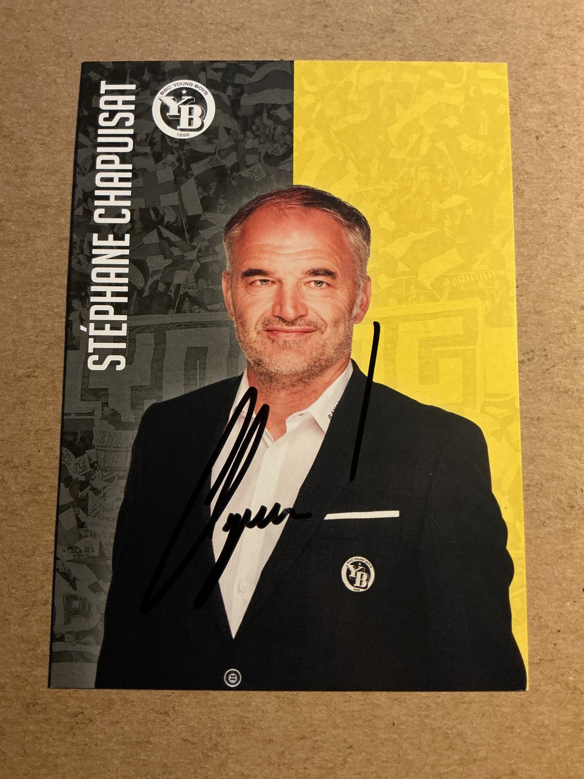 Stéphane Chapuisat, Switzerland 🇨🇭 BSC Young Boys 2021/22 hand signed - Autographs-World