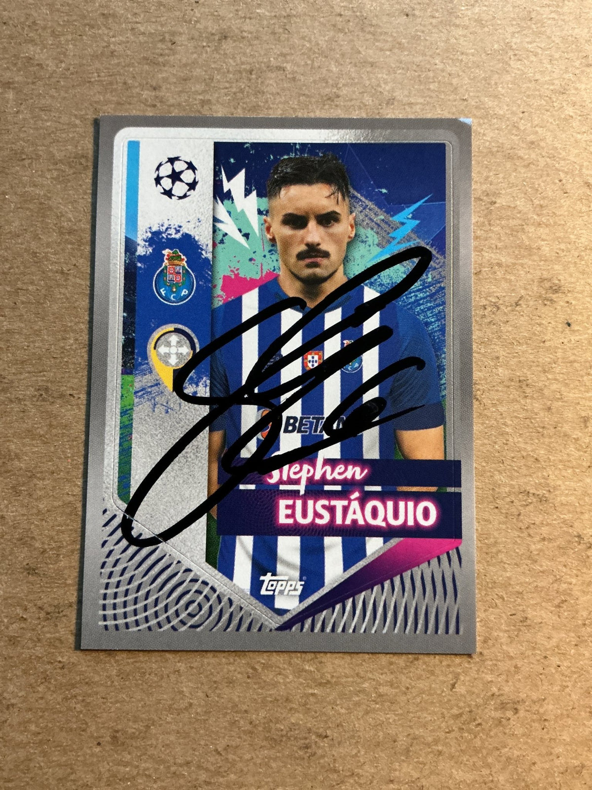 Stephen Eustáquio, Canada 🇨🇦 FC Porto 2022/23 Topps hand signed - Autographs-World