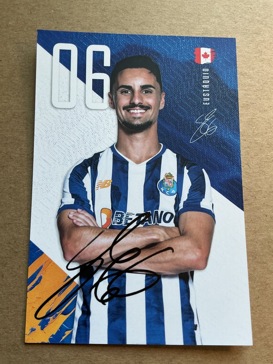 Stephen Eustaquio, Canada 🇨🇦 FC Porto 2024/25 hand signed - Autographs-World