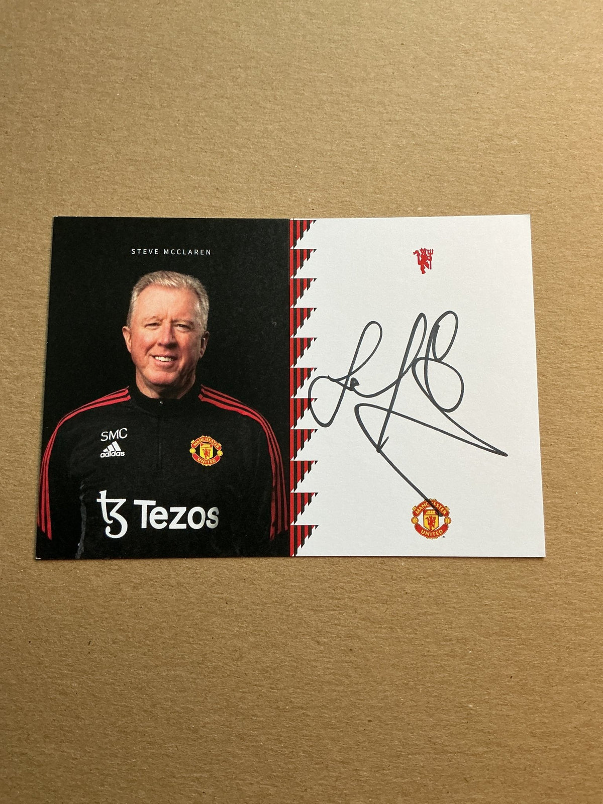 Steve McClaren, England 🏴󠁧󠁢󠁥󠁮󠁧󠁿 Manchester United 2022/23 hand signed - Autographs-World
